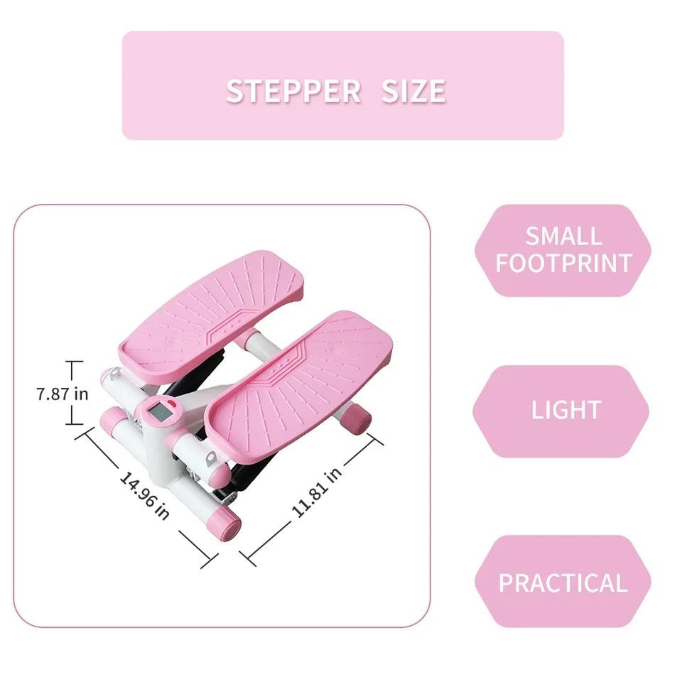 Mini Steppers for Exercise at Home, Stair Step Workout Machine, Full Body Cardio Equipment