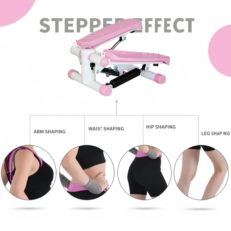 Mini Steppers for Exercise at Home, Stair Step Workout Machine, Full Body Cardio Equipment