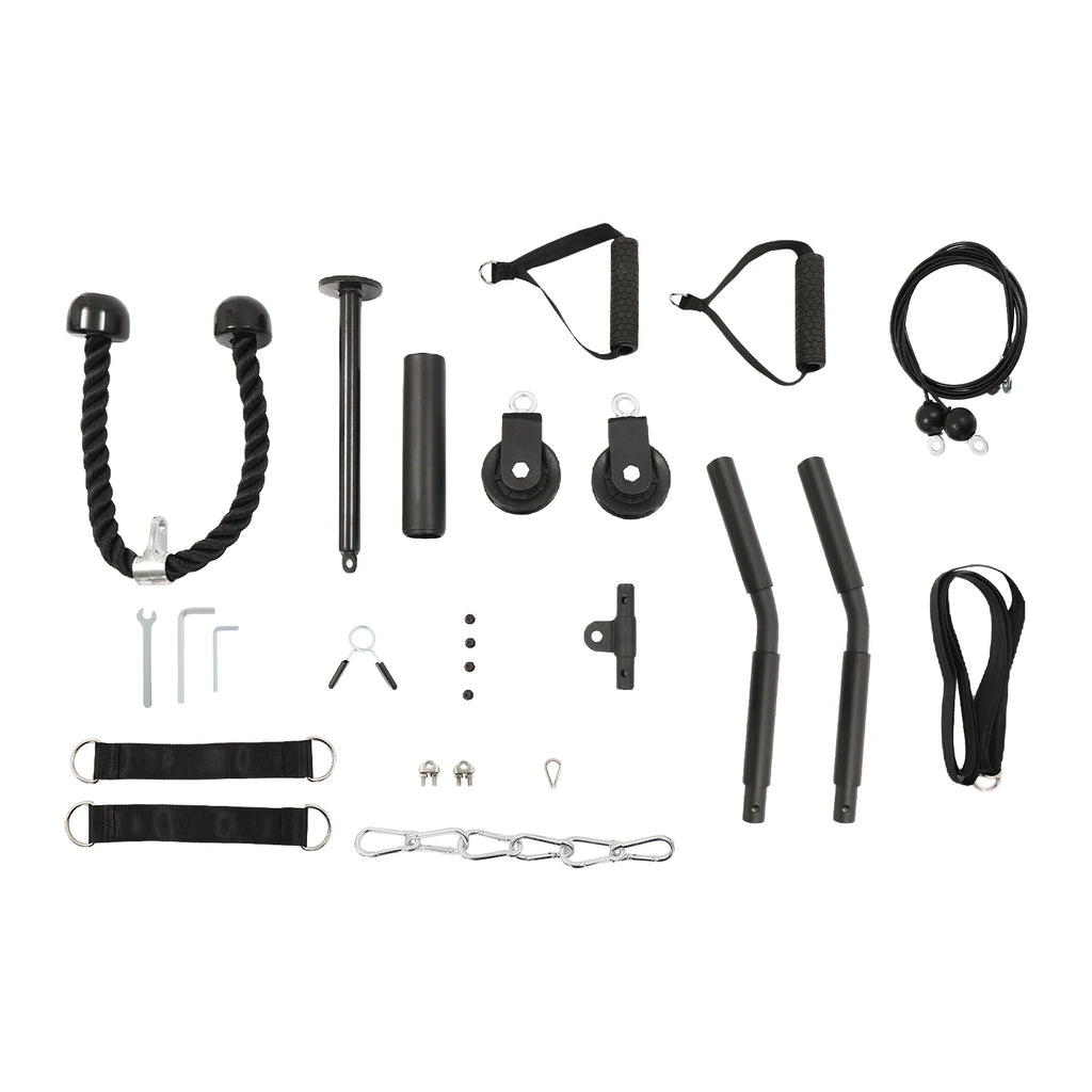 Pulley System Gym Modern Cable Weight Pulley System Unisex-adult Manual Cable Lat Pull Fitness